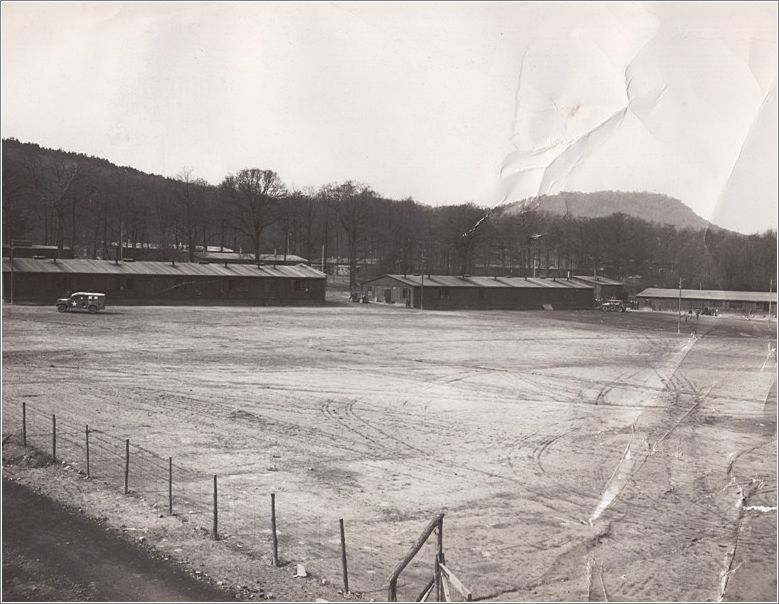 Mauthausen - view of the camp after the allied liberation